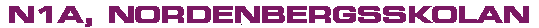 N1a, Nordenbergsskolan
